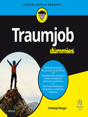 cover image of Traumjob für Dummies